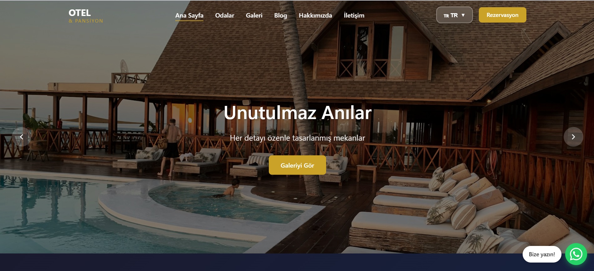 Otel Rezervasyon Web Sitesi
